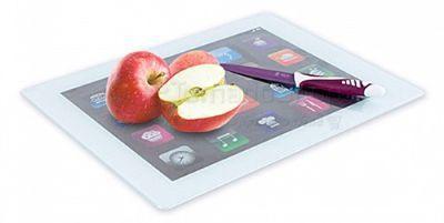 tagliere in vetro a forma di tablet